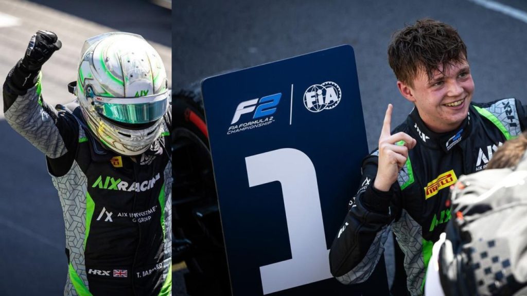 Victory at Monaco Grand Prix: Taylor Barnard Clinches 1st Place in FIA Formula 2